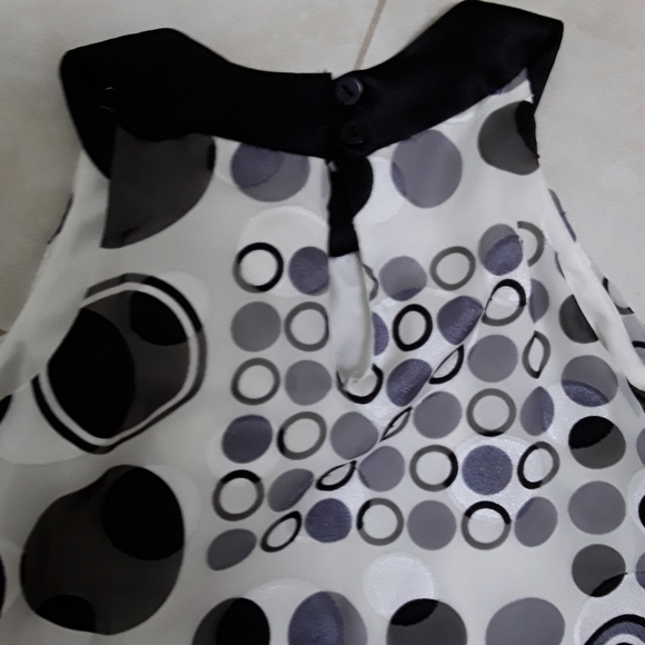 Rare Editions Black & White Dress (little girl) - Picture 3 of 10